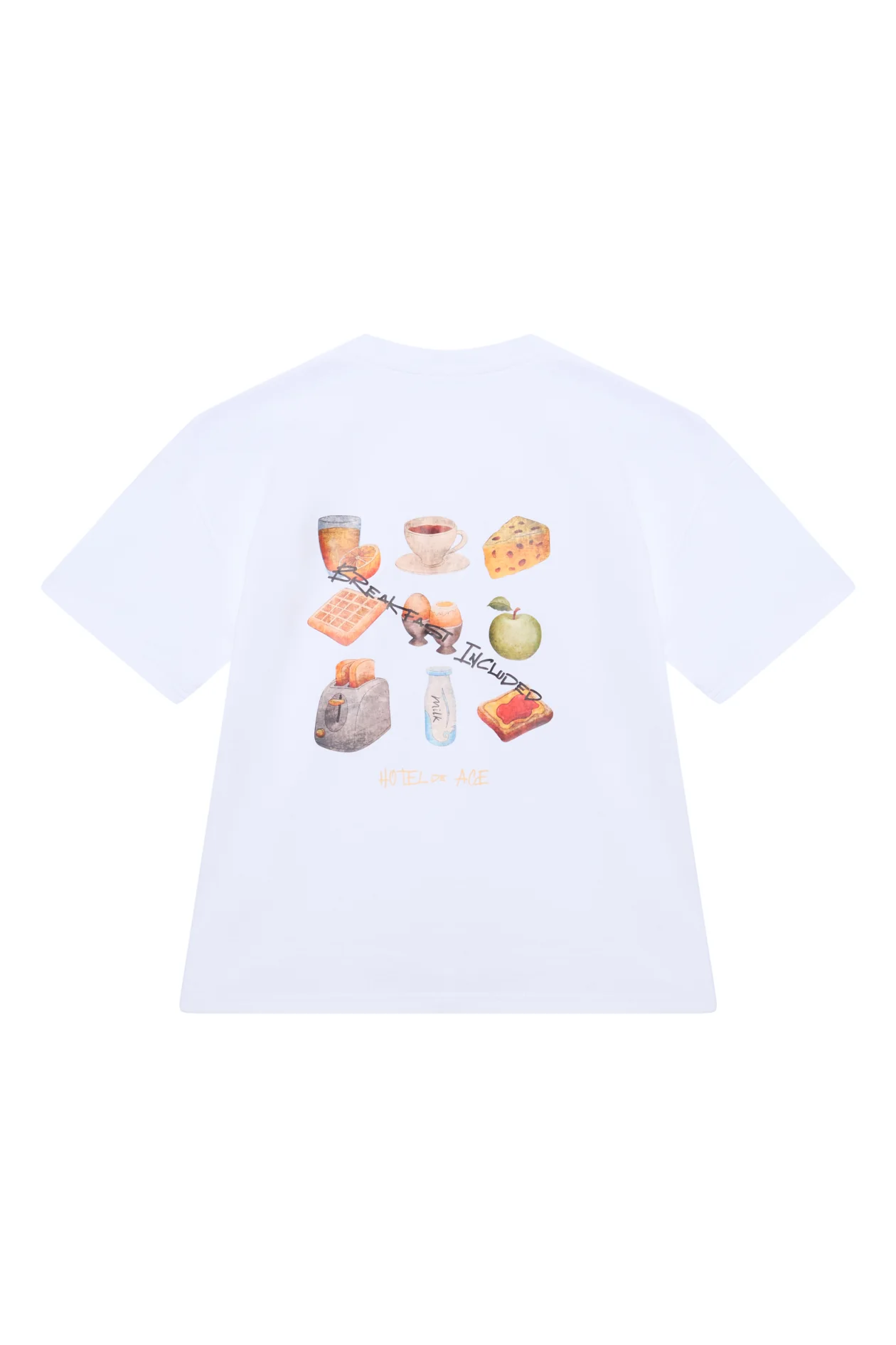 Kids Petite Breakfast T-Shirt White