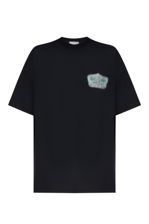 Mens  t-shirt green logo Hotel