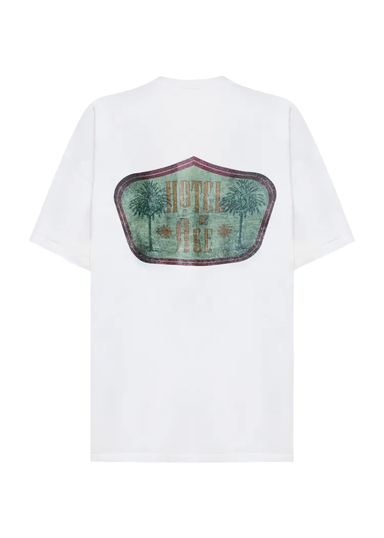 Milky t-shirt green logo Hotel