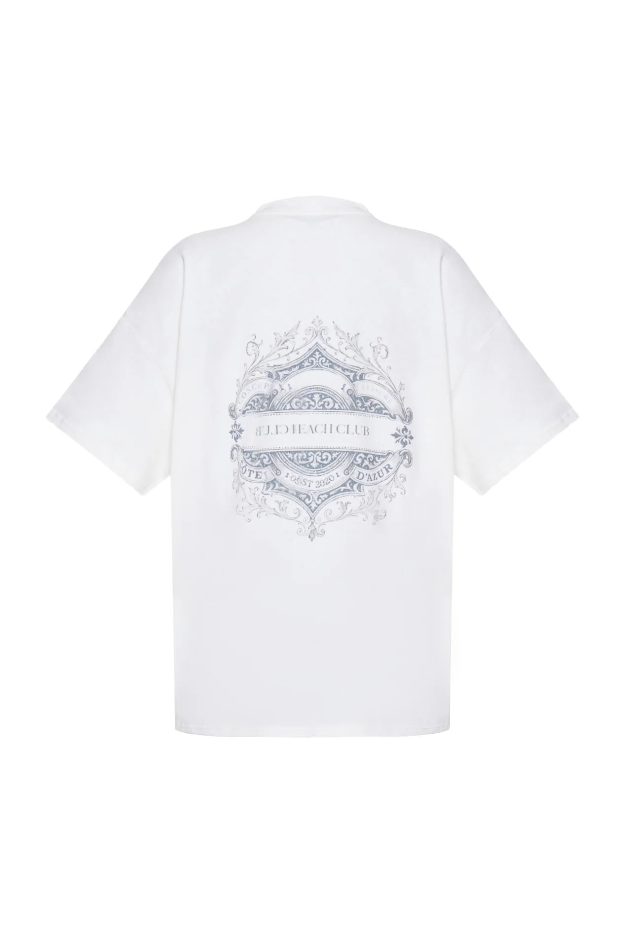 Logo Ace Beach Club T-Shirt Milk