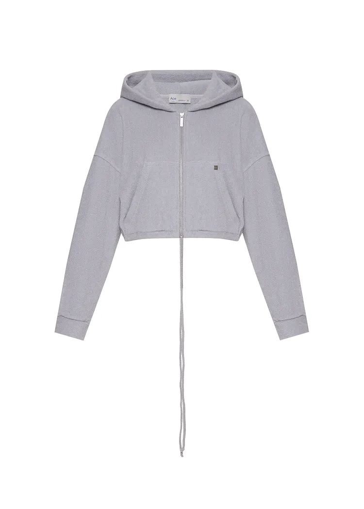 Кроп-худі AFTER SPA Light Grey