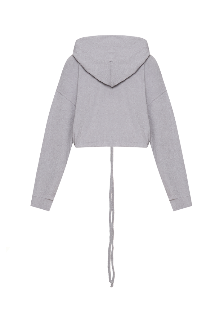 Кроп-худі AFTER SPA Light Grey