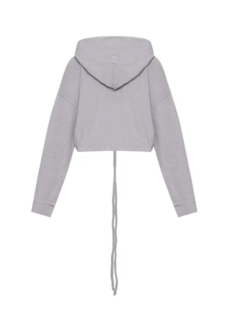 Кроп-худі AFTER SPA Light Grey