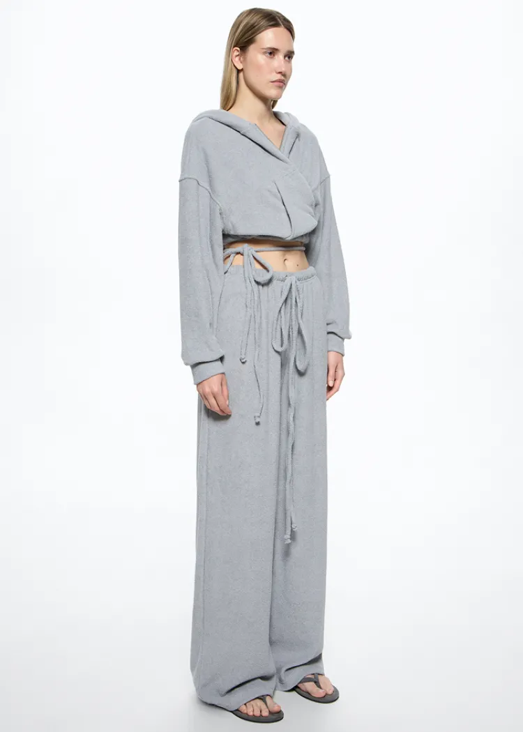 Кроп-худі AFTER SPA Light Grey