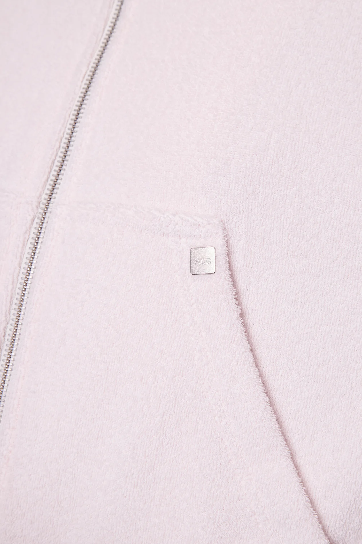 After Spa Brink Cropped Hoodie Pink