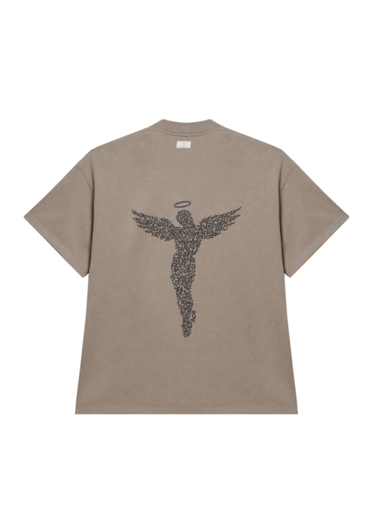 Оверсайз футболка  Angel khaki