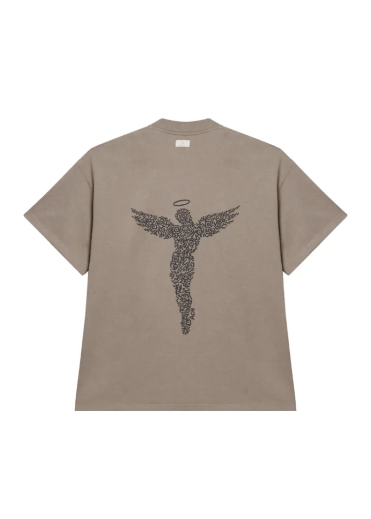 Оверсайз футболка  Angel khaki