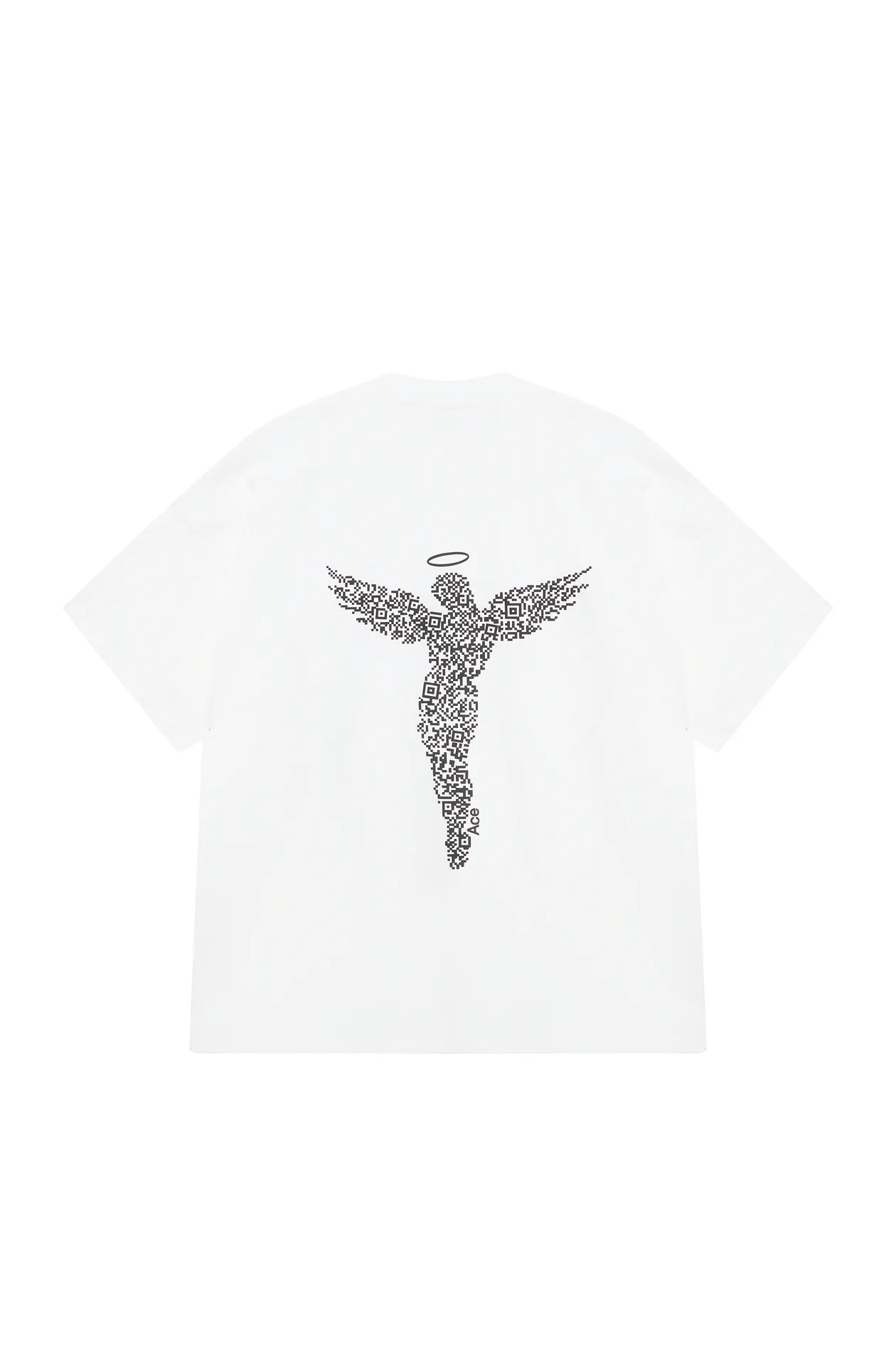 Оверсайз футболка Angel молочна