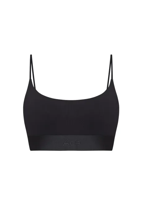Basic Flex Bra Top Black