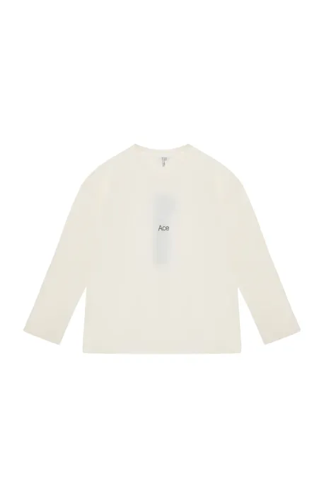 One Long-Sleeve Top Ecru