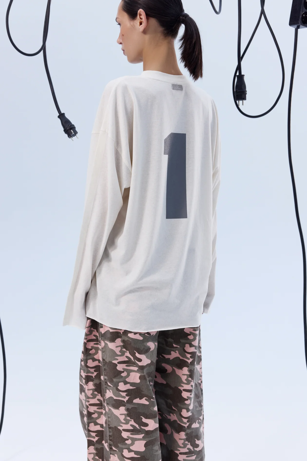 One Long-Sleeve Top Ecru