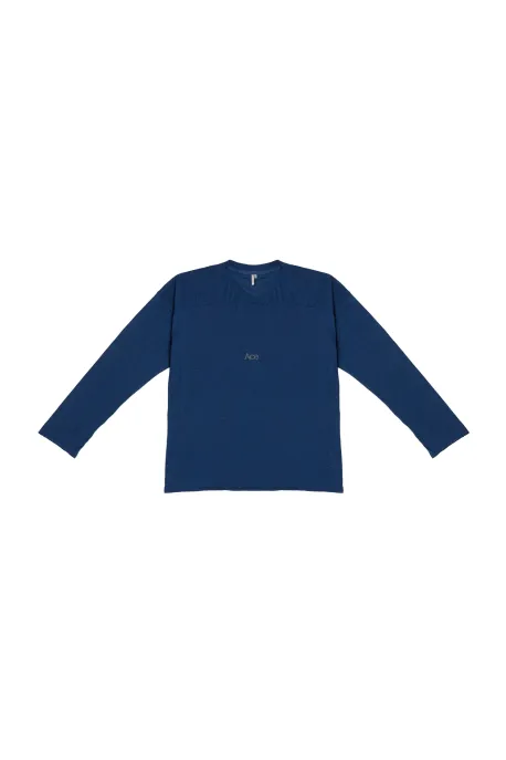 One Long-Sleeve Top Blue