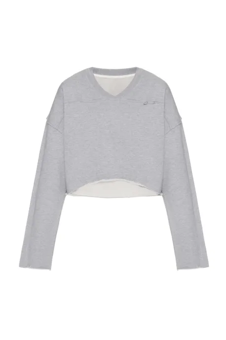 Ace Pin Sweatshirt Gray