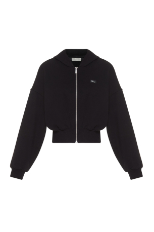 Худі на блискавці чорний