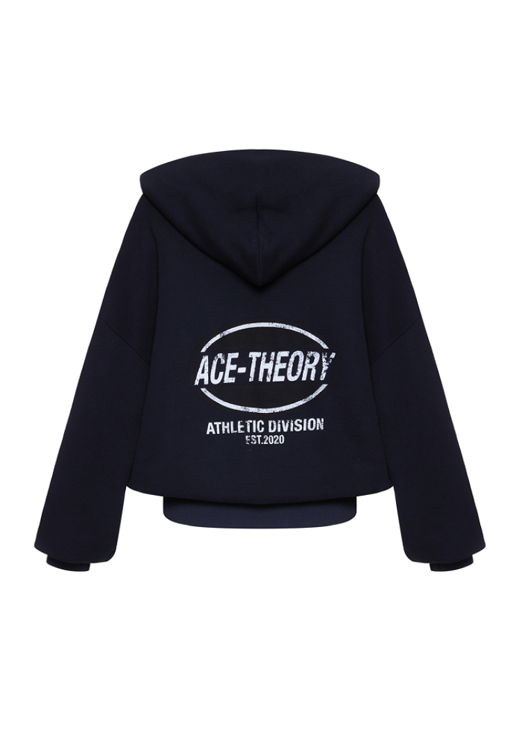Оверсайз Худі Ace Theory синій