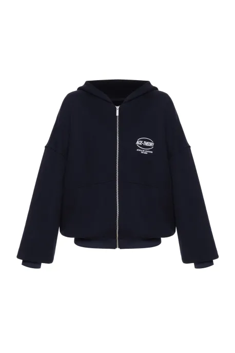 Ace Theory Oversized Hoodie Blue