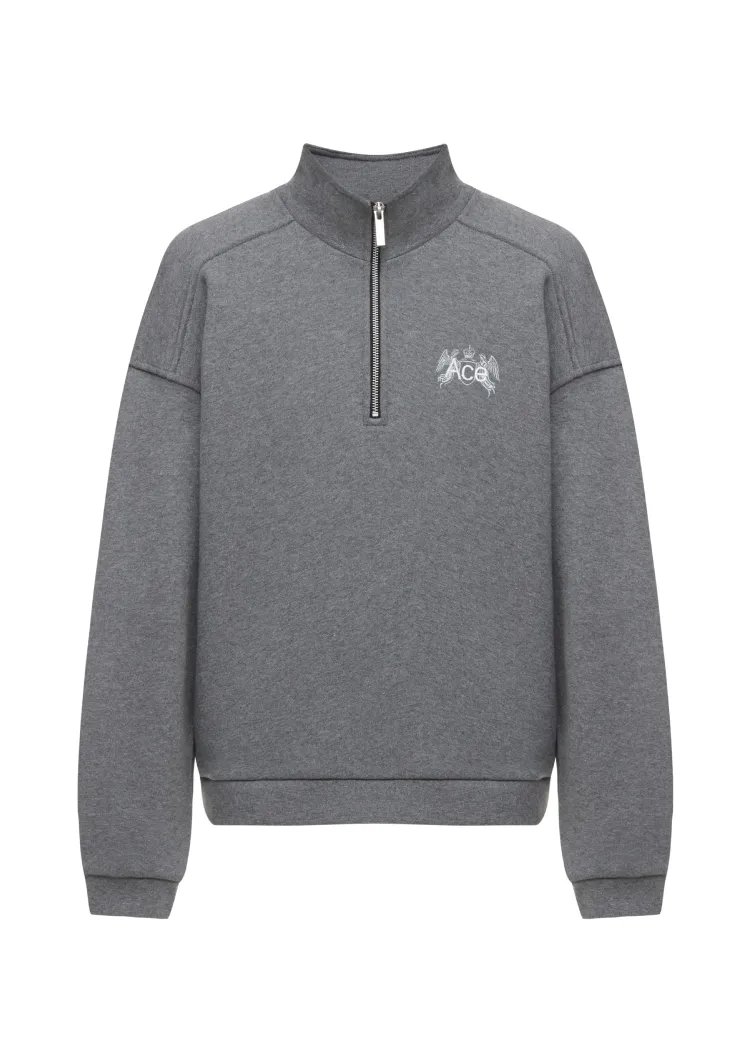 Утеплений світшот La heraldique графіт