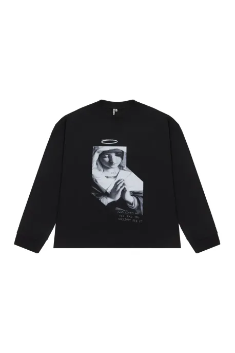 Ace Madonna Long-Sleeve Top Black