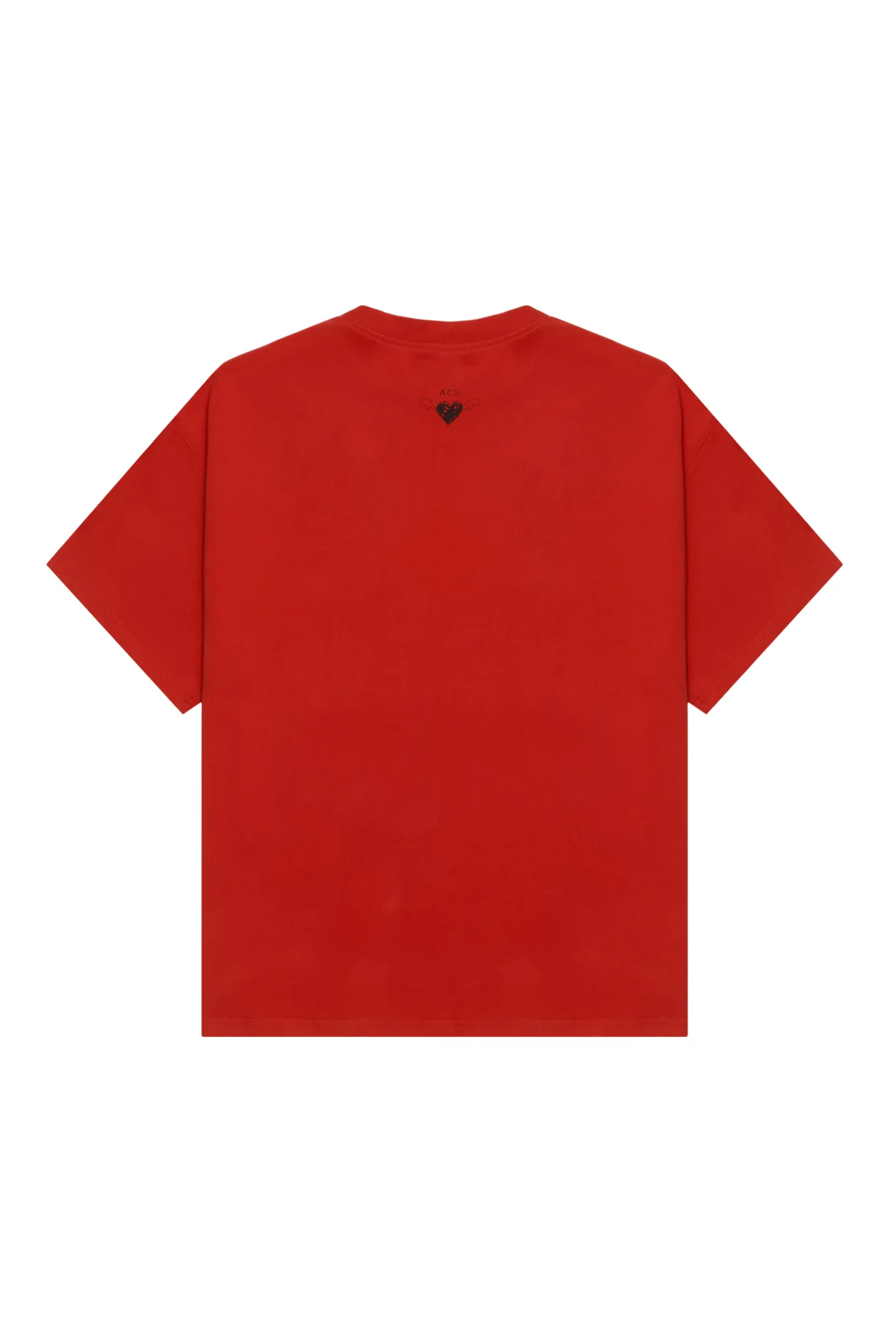Angels Couple Oversized T-Shirt Red