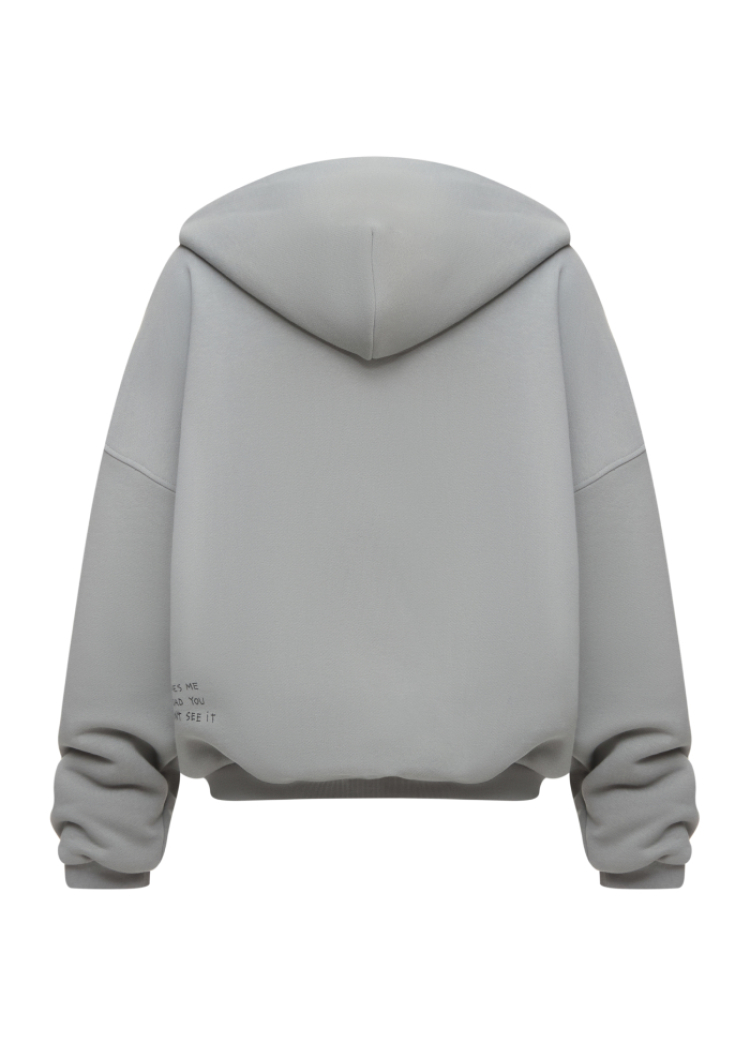 Оверсайз Худі Blessed Volcanic Grey