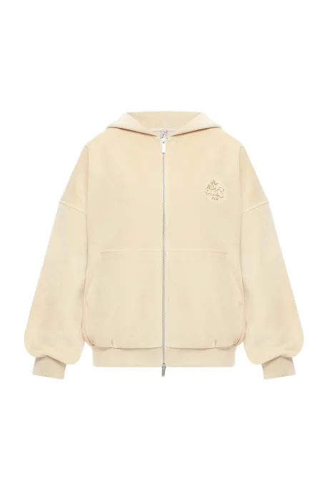Ace Bunny Hoodie Ecru