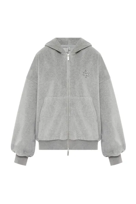 Ace Bunny Hoodie Gray