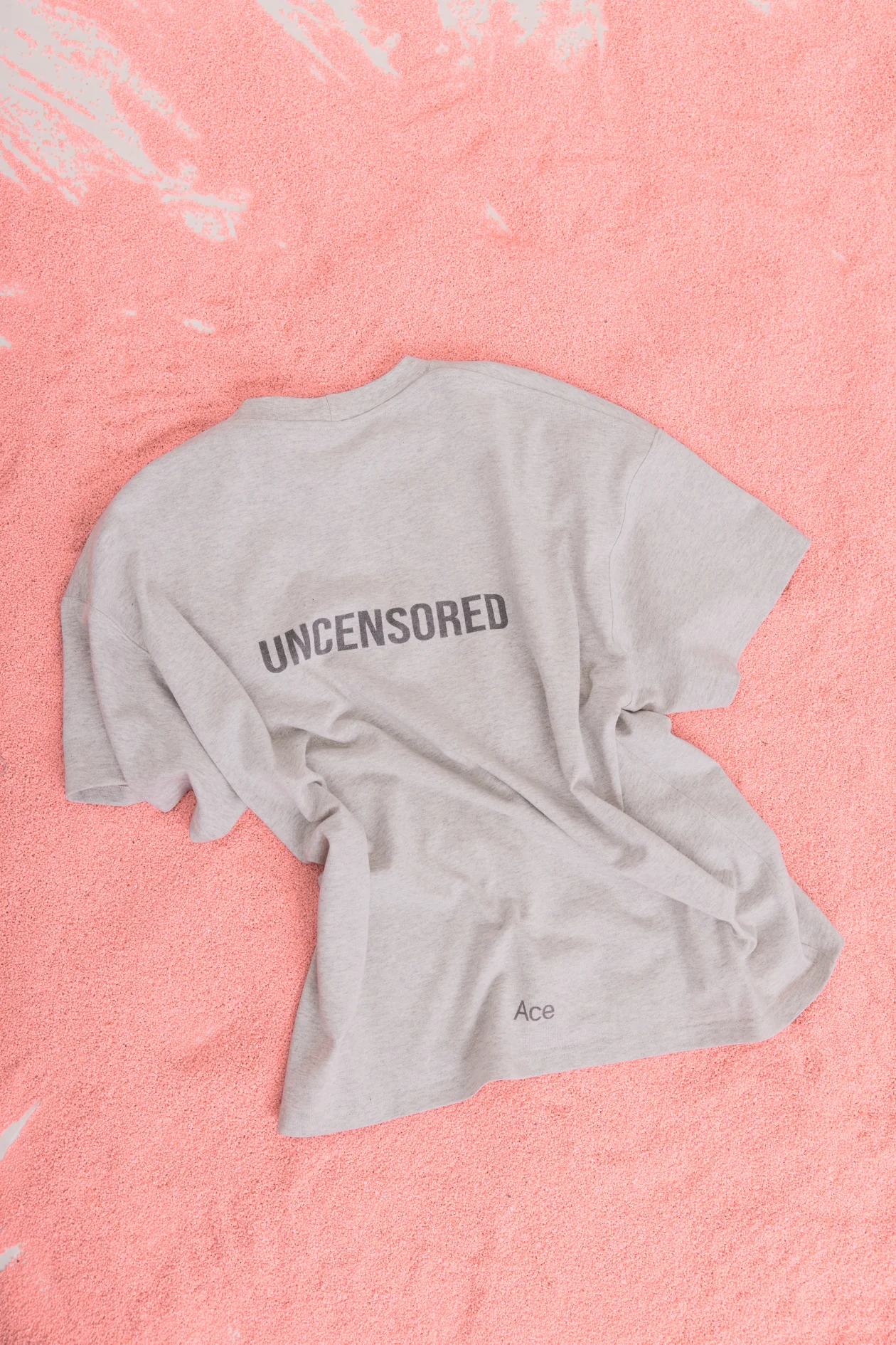 Ace Running Bunnies Oversized T-Shirt Gray Melange
