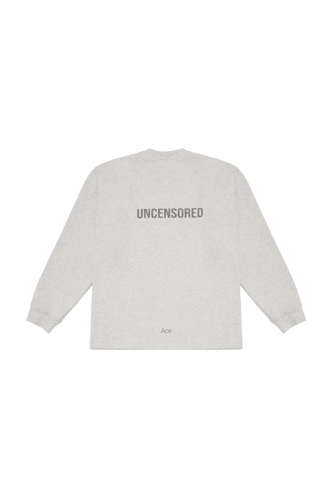 Ace Bunny Long-Sleeve Top Gray Melange