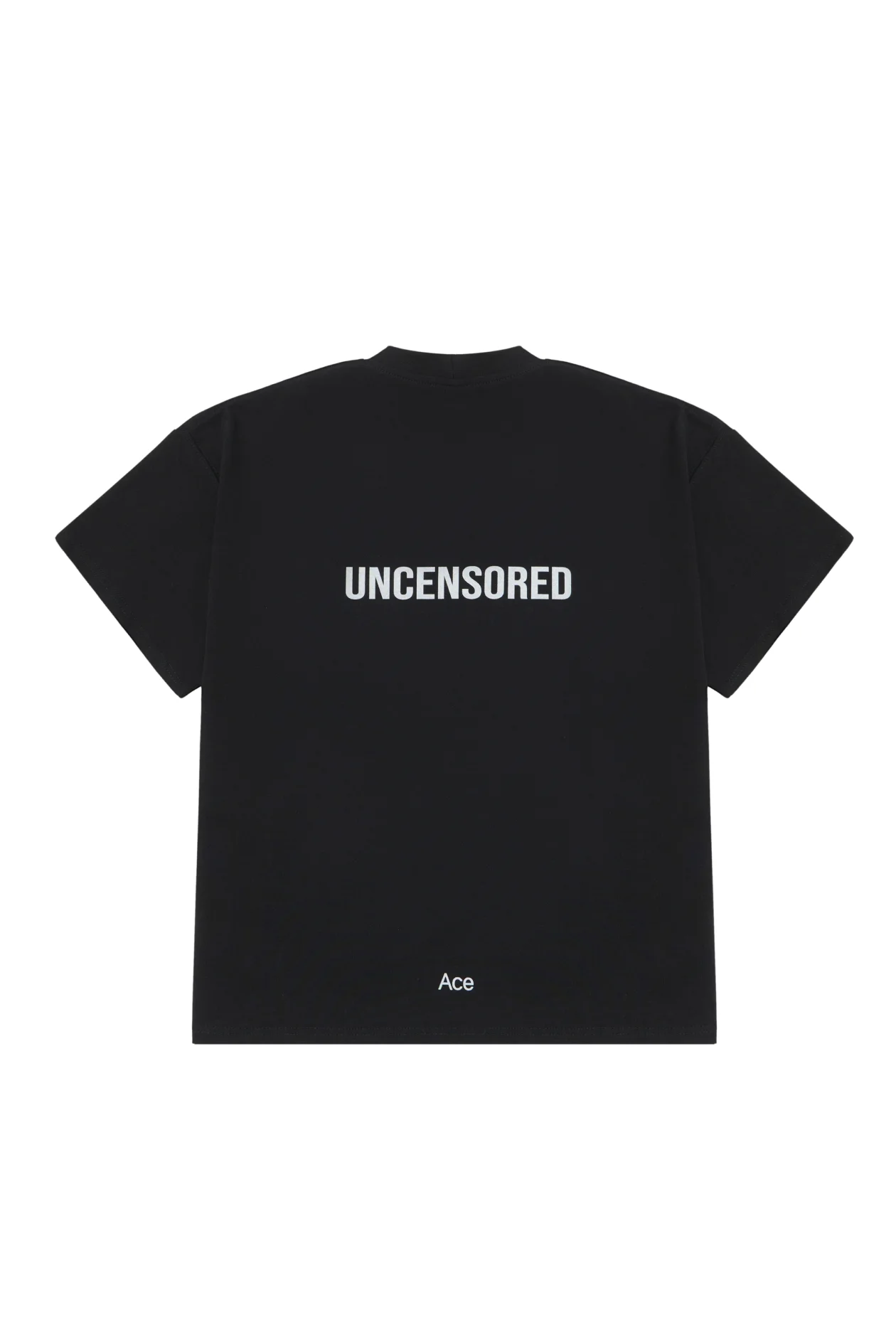 Ace Bunny Oversized T-Shirt Black