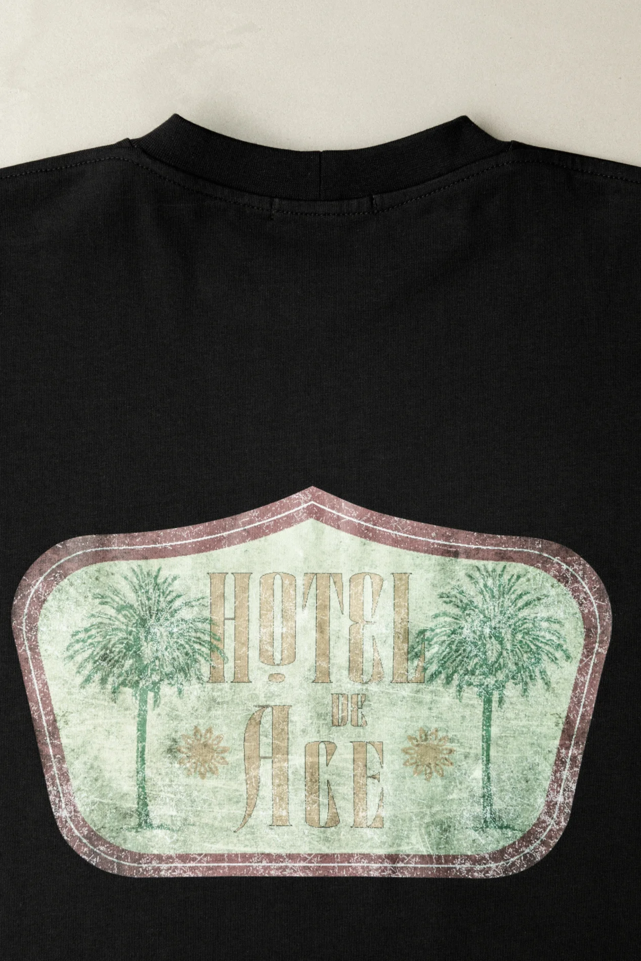 Hotel Green Logo T-Shirt Black