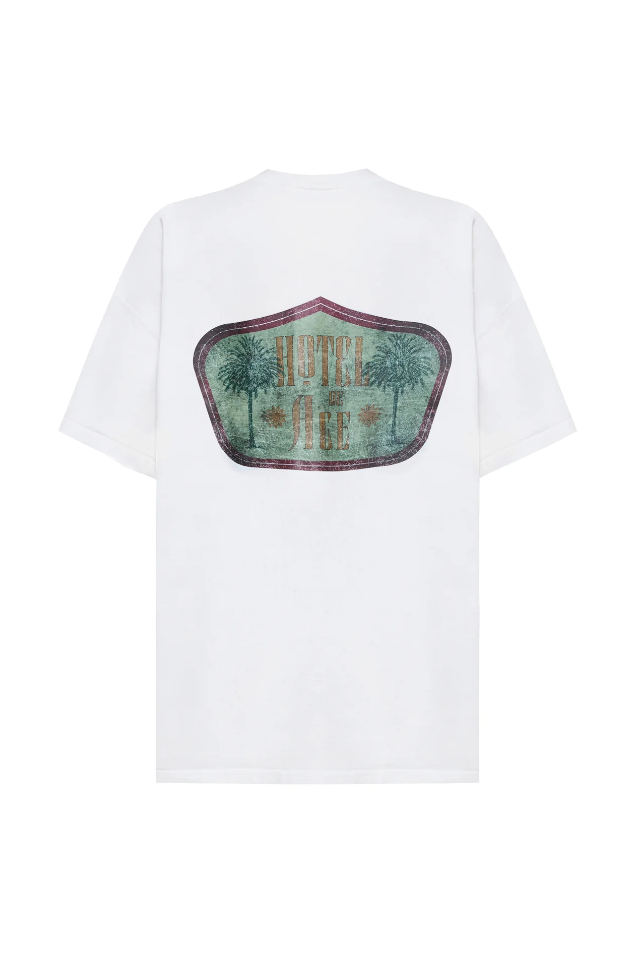 Hotel Green Logo T-Shirt Milk
