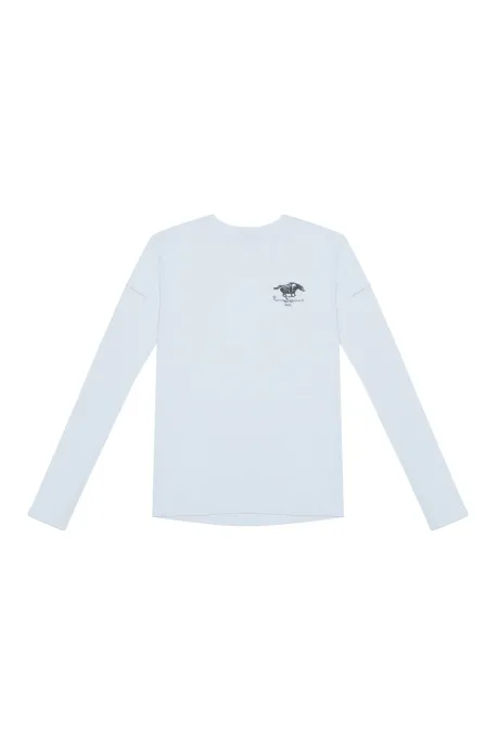 Double Ace 0.1 Long-Sleeve Top White