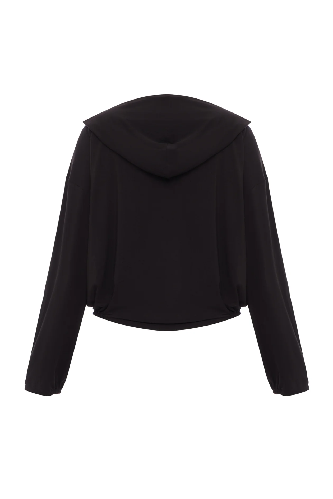 Flow Viscose Hoodie Black
