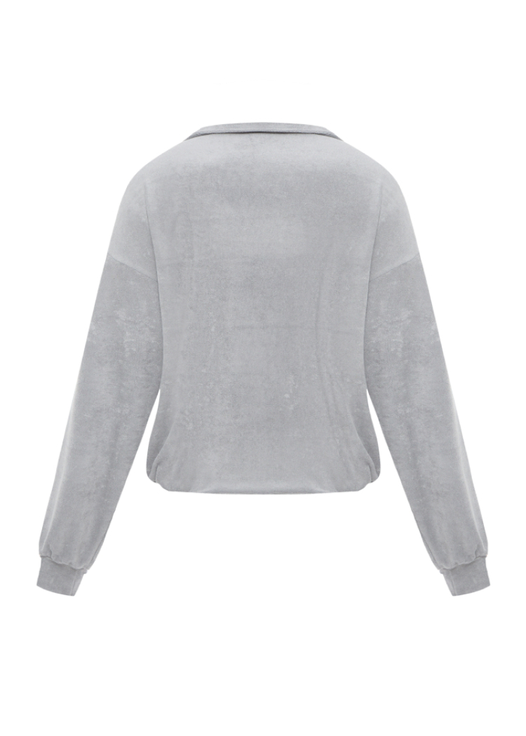 Поло Cut Out Terry FORBIDDEN RELICS grey