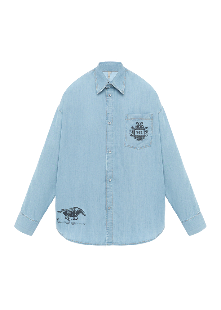 Сорочка Denim FORBIDDEN RELICS