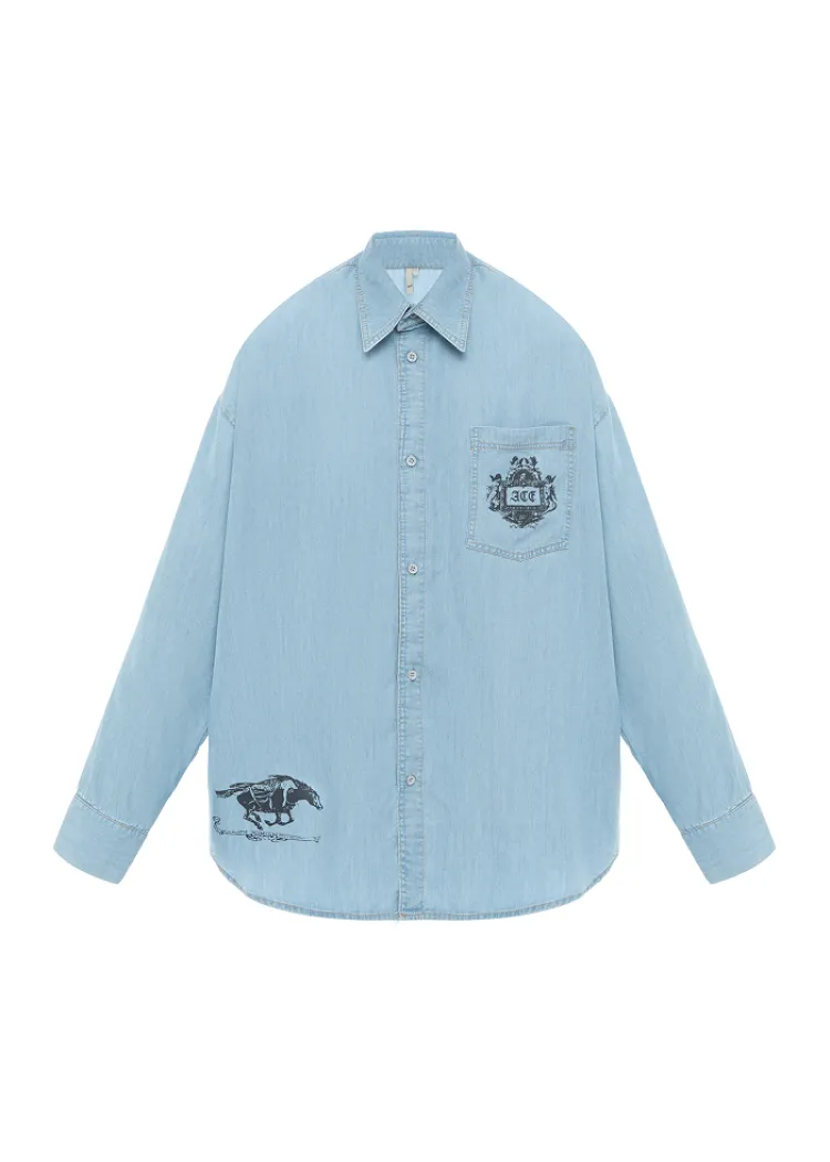 Сорочка Denim FORBIDDEN RELICS
