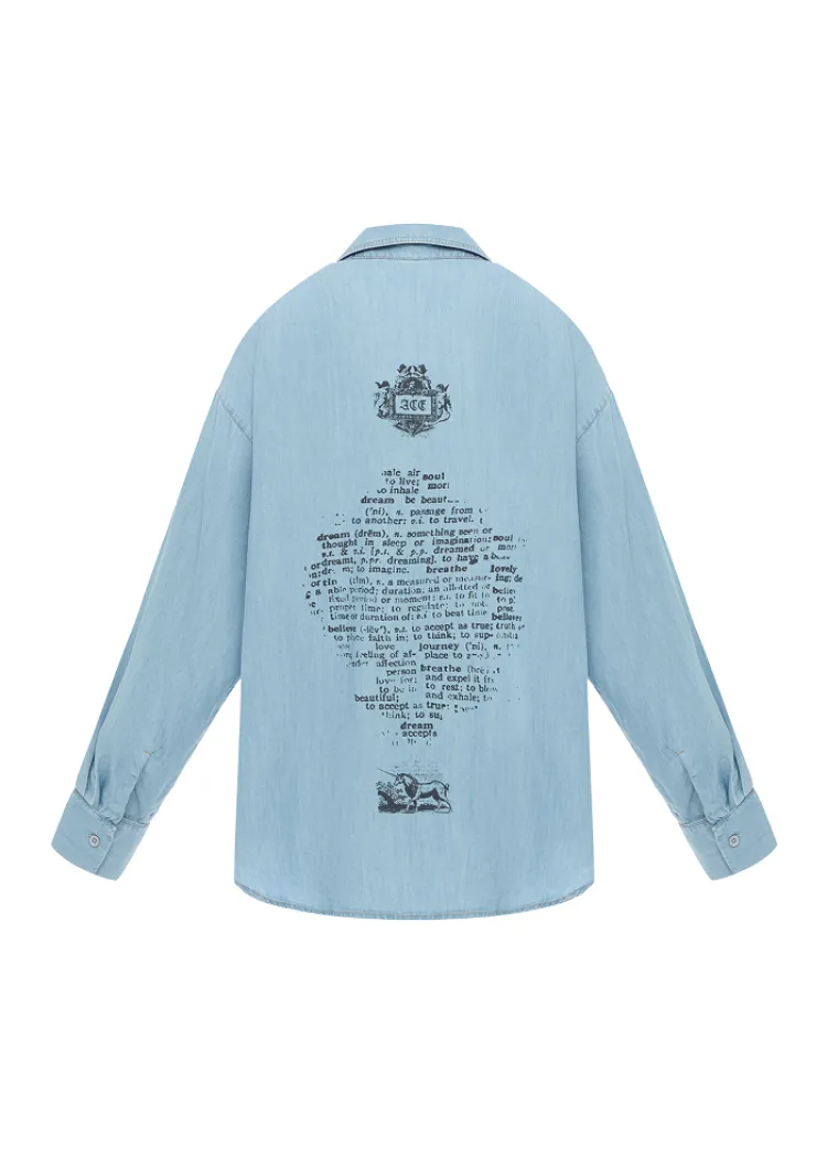 Сорочка Denim FORBIDDEN RELICS