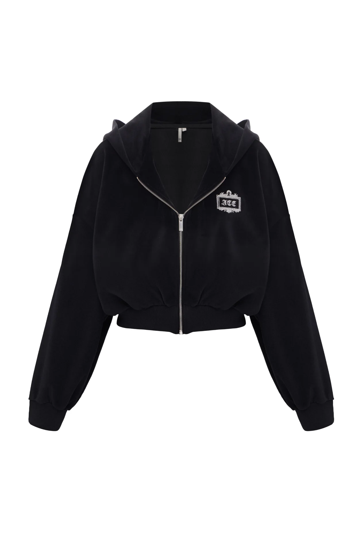 Velour Forbidden Relics Hoodie Black