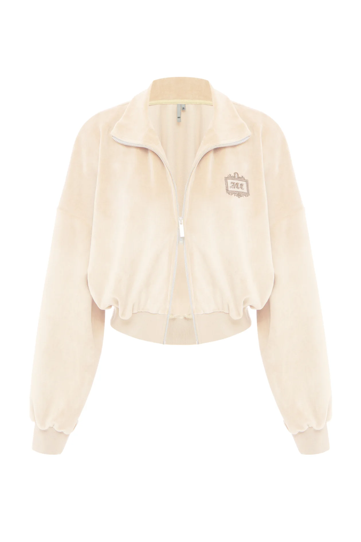 Velour Forbidden Relics Zip Sweatshirt Butter