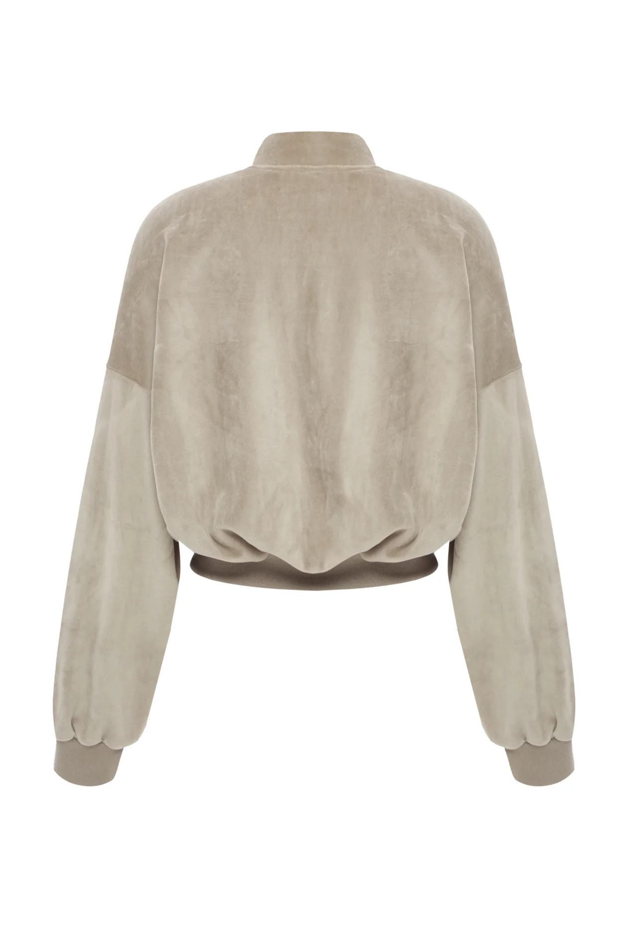 Velour Forbidden Relics Zip Sweatshirt Olive