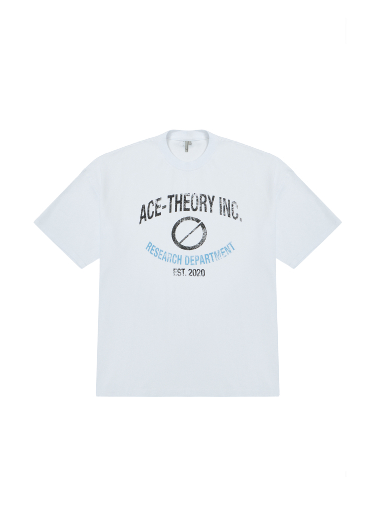 Mens Research Tee white