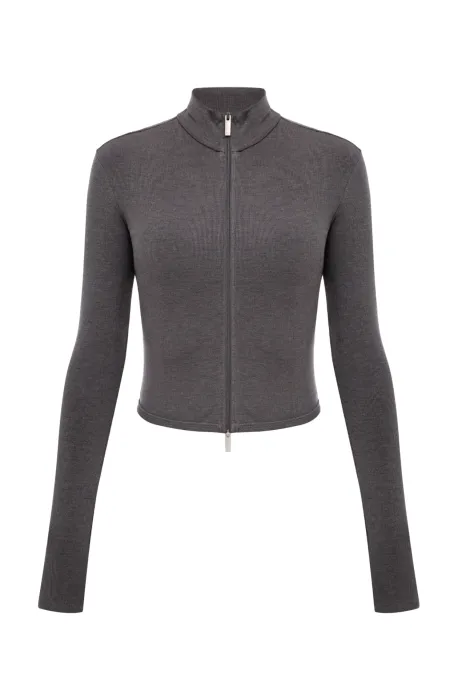 Sculpt Long-Sleeve Top Graphite
