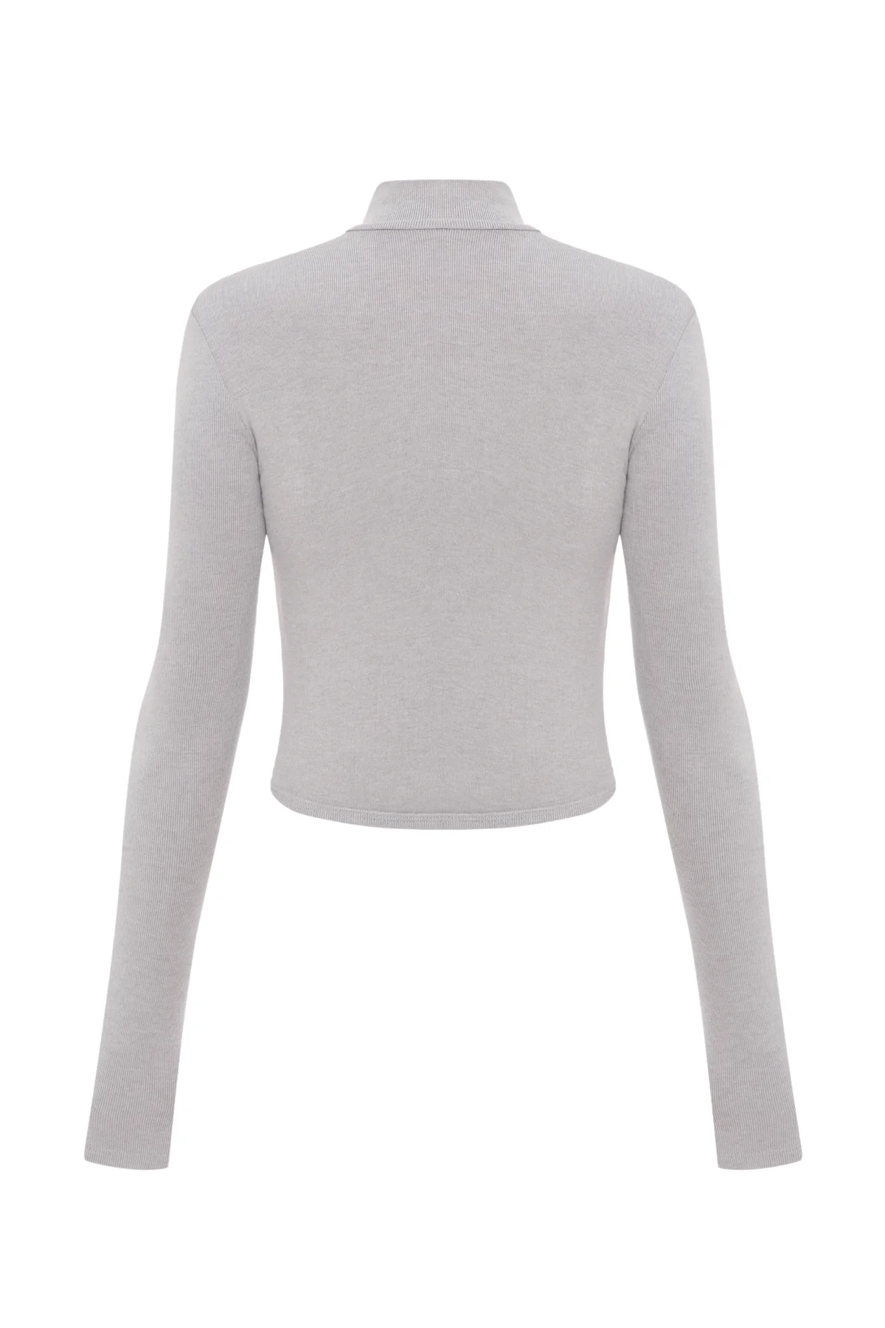 Sculpt Long-Sleeve Top Gray