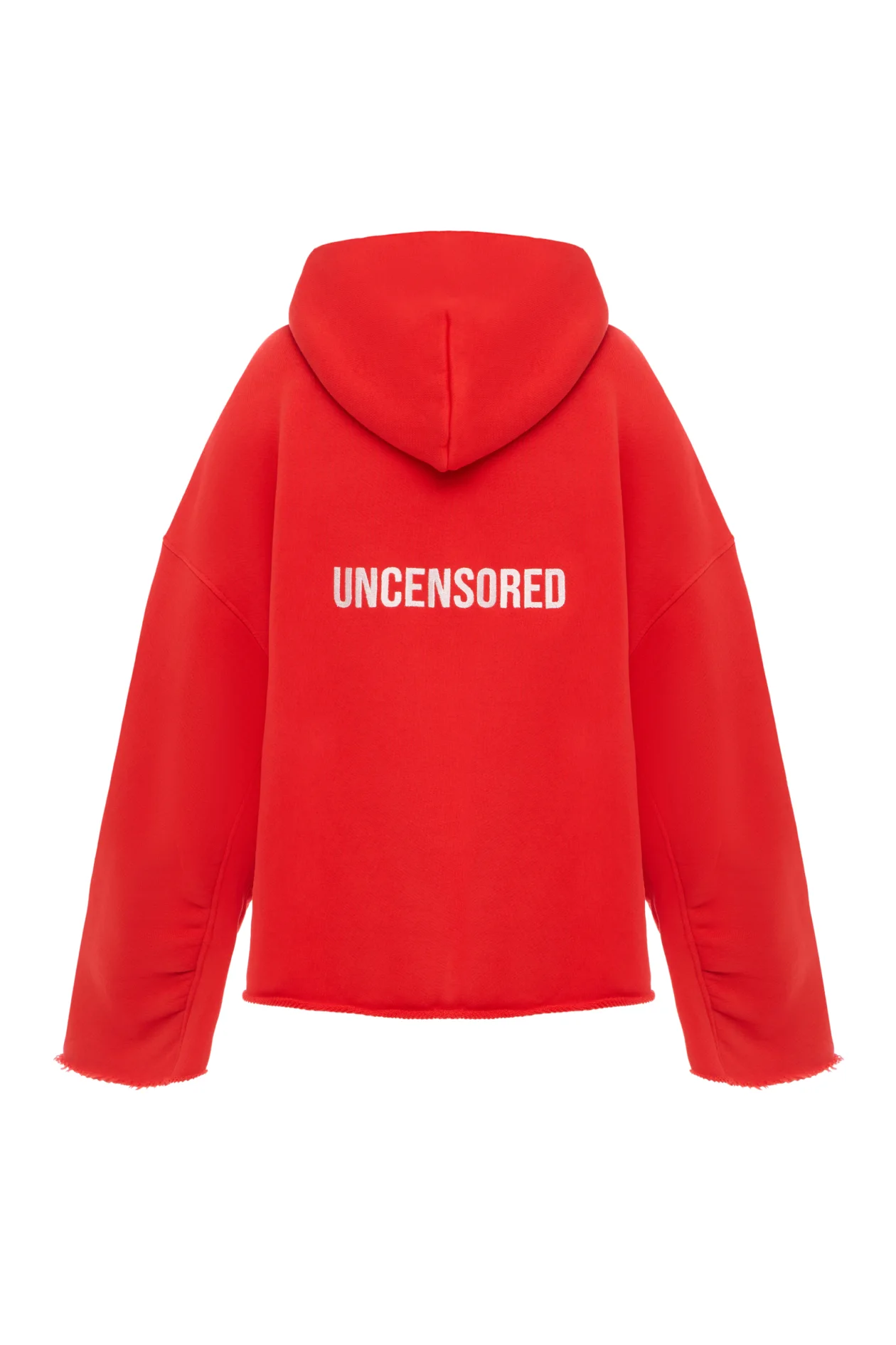 Bunny Uncensored Oversized Hoodie Coral