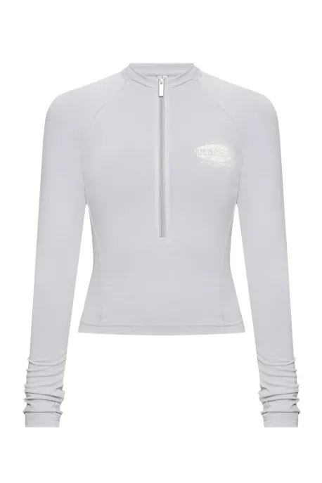 Biflex Ace Athletic Long-Sleeve Top Gray