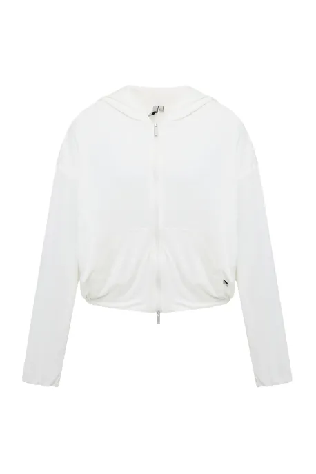Flow Viscose Hoodie Milk