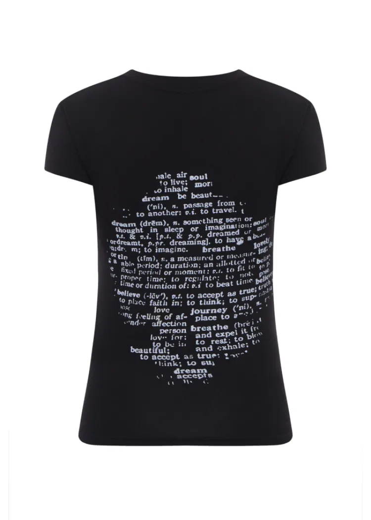 Slim-fit T-shirt Асе FORBIDDEN RELICS чорний
