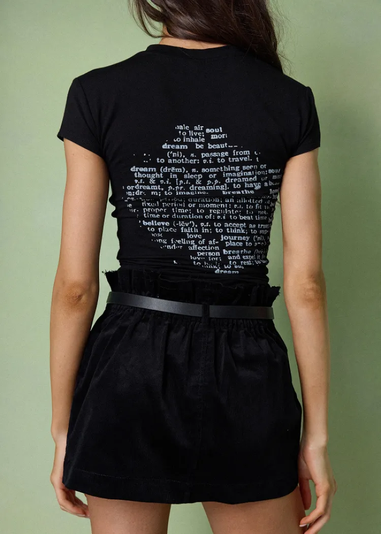 Slim-fit T-shirt Асе FORBIDDEN RELICS чорний