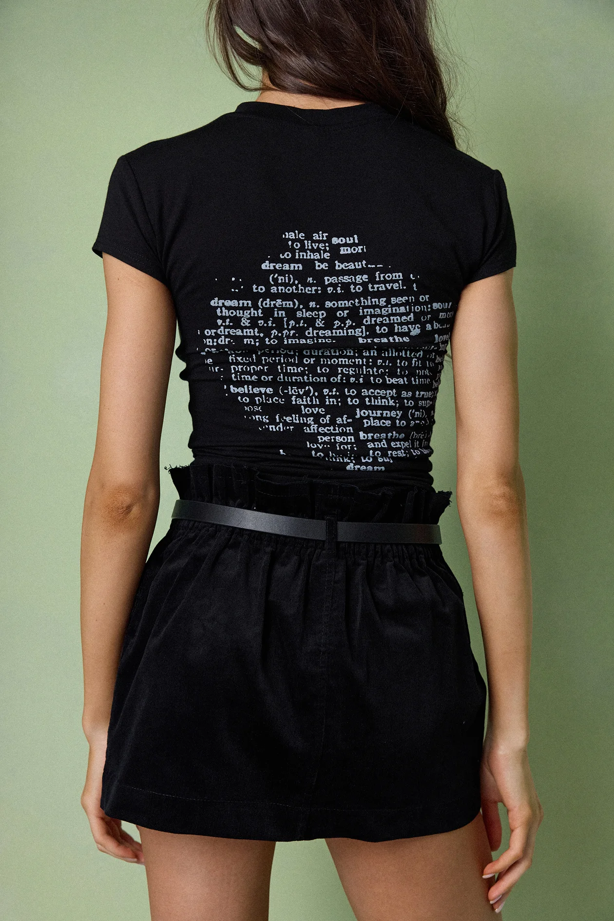 Slim-fit T-shirt Асе FORBIDDEN RELICS чорний
