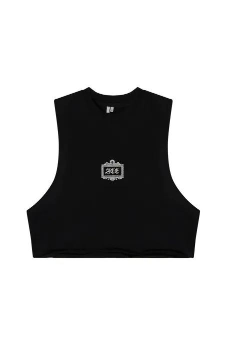 Ace Forbidden Relics Cropped Tank Top Black